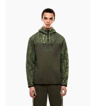 Sweat  capuche Graphic Series vert