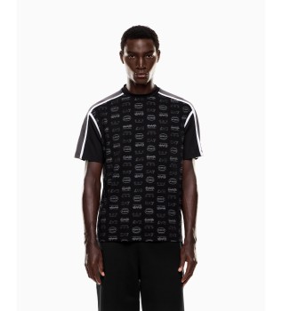 Black monogram T-shirt