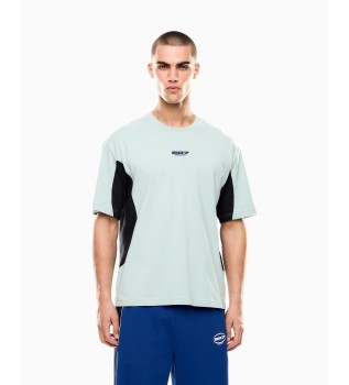 Graphic Series blue knitted T-shirt