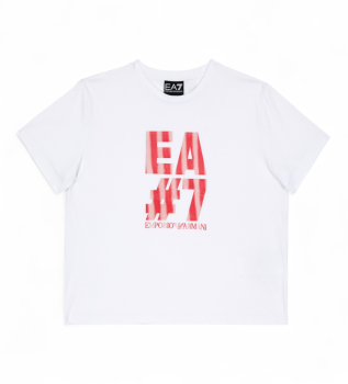 Train Logo Series Girl Maxi Logo Tee Crossover T-shirt hvid