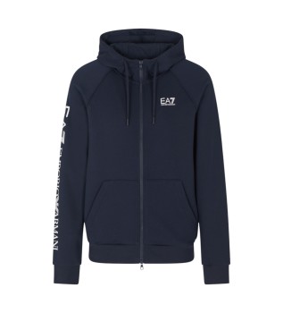 Felpa con cappuccio Logo Series, blu navy