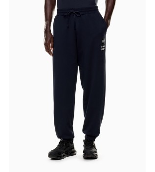 Pantalon de la srie Jogger, bleu marine