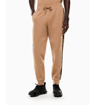 Cotton blend trousers Logo Series brown