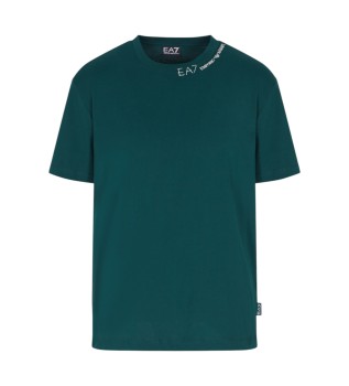 T-shirt com o logtipo da srie Train bordado em verde