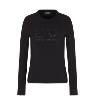 T-shirt Crystal czarny