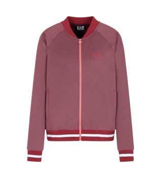 Tennis Club Sweatshirt weinrot