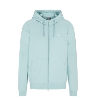 Felpa con cappuccio blu visibilit