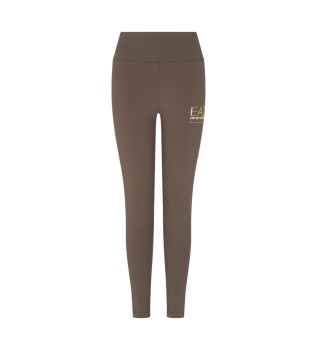 Legginsy Visibility High Waist brązowe
