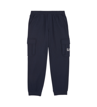 Pantalon marine à coupe large