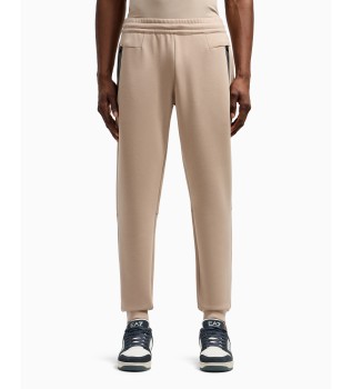 Bež hlače tankega kroja