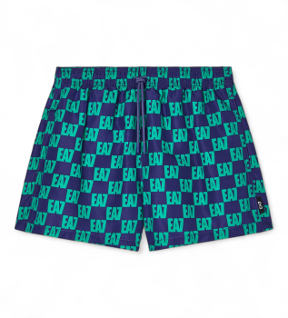 Vandsports-sv�mmekostume gr�n, bl�