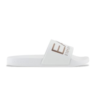 Flip-flops Maxilogo hvid, slv