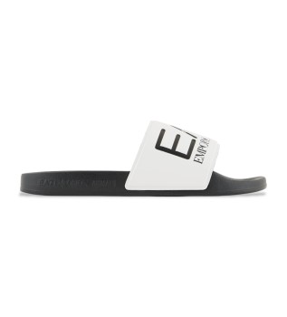 Flip-flops Maxilogo hvid, sort