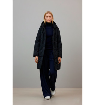 Czarny płaszcz Glamour