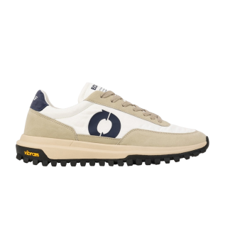 Baskets Feroe blanc, beige