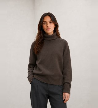 Pullover Caqui dunkelbraun