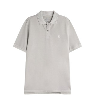 Tano grau piquet polo shirt