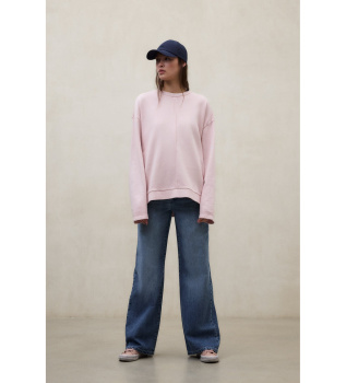 Ankara sweatshirt pink