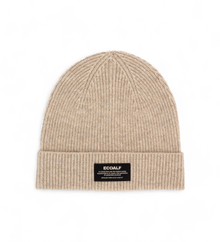 Wool beige beanie