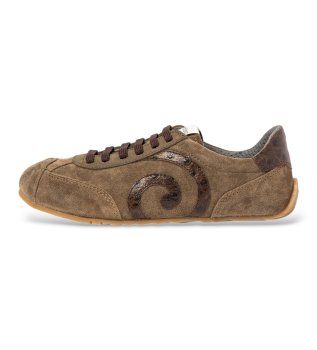 Ondina N5934 Brown Leather Sneakers