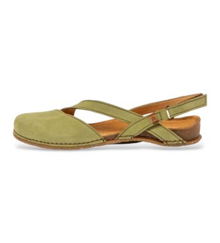 Lädersandaler 5813 Panglao grön