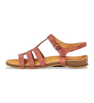 Leather Sandals N5803 Panglao red