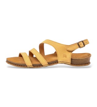 Lädersandaler N5811 Panglao gul