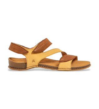 Leather Sandals N5810 Panglao yellow