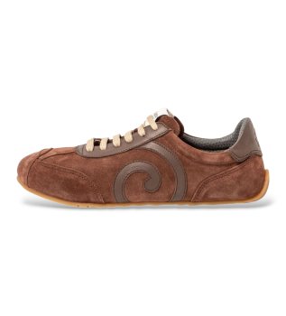 Sneakers i læder N5934 Ondina brun