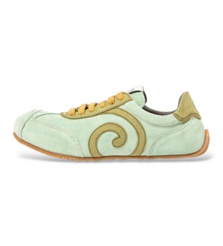 Sneakers i læder N5934 Ondina grøn