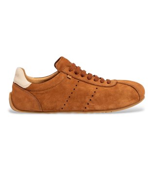 Leather Sneakers N5935 Ondina brown