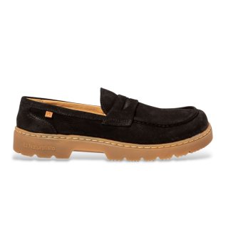 N5239 Nobuck black shoes dfsdfs