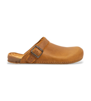 Leather Clogs N6002 Arizona yellow