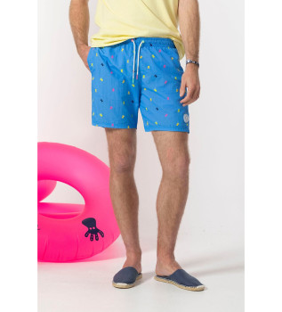 Maillot de bain bleu  recouvrement