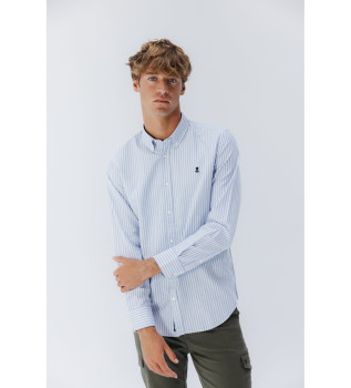 Camisa Oxford Raya Ancha azul