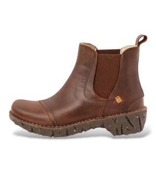Botines de Piel N158 Yggdrasil marrón