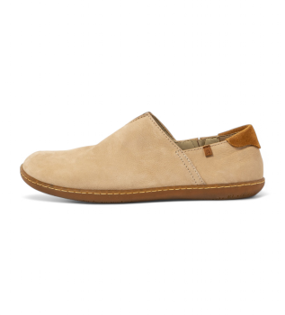 Leather shoes N275 Soft El Viajero beige