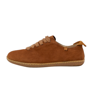 Sneakers N296 Traveler in pelle marrone