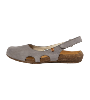 N413 Wakataua Ledersandalen blau