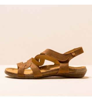 Sandales en cuir Pleasant Wood Wakataua camel