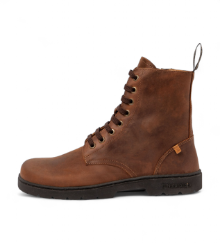Leren enkellaarsjes N5264 Arizona bruin