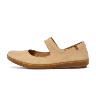 Ballerinaer i l�der N5301 eller beige Coral