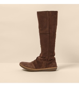 Botas de piel N5313 chocolate