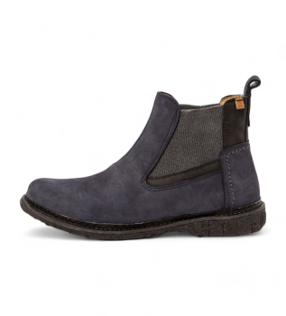 N5475 Angkor bottines en cuir marine
