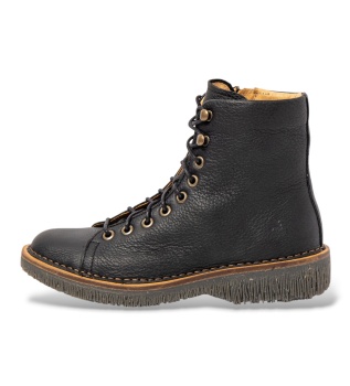 Bottines en cuir N5572 Volcano noir