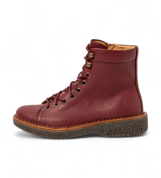 Bottines en cuir N5572 Soft burgundy