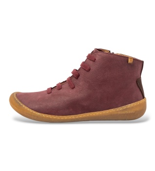 Boots i skinn N5746 Pawikan rosa