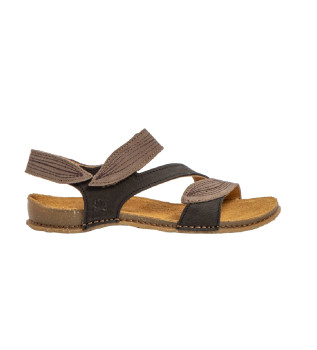 Sandalias de piel 5810S Panglao negro