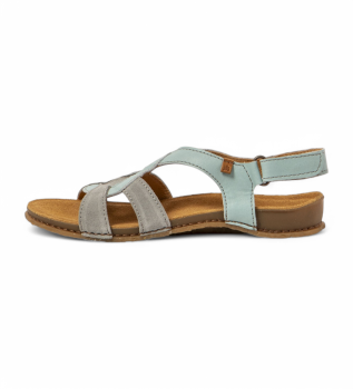N5819 Panglao sandali in pelle blu 