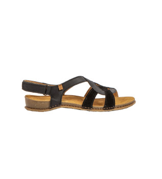Leather Sandals N5819 Panglao black
